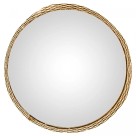 BANDEJA DE METAL COM ESPELHO ARLES DOURADA 18,5CMX5CM - REF. 220775