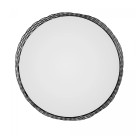 BANDEJA DE METAL COM ESPELHO ARLES PRETO FOSCO 18,5CMX5CM  - REF. 220777