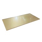 BANDEJA DE VIDRO DOURADA