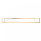 BANDEJA DE METAL DOURADA COM PALHA 15CMX25CMX3CM - REF. 5629