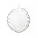 BANDEJA  DEC.  DE CRISTAL DE CHUMBO LEAF 20,5X17X2,5CM - REF.7242 B