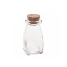 POTE DE VIDRO C/ ROLHA 120ML - Ref.1987