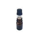FRASCO 10ML AMBAR C/ TAMPA E GOTEJADOR