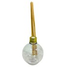 KIT PET BOLA COM TAMPA DOURADA E VARETA