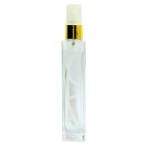 VIDRO CRISTAL TORRE LISO C/ VALVULA DOURADA 50 ML R.18 /410
