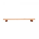 BANDEJA RETANGULAR C/ PE NATURE 24CMX11CMX2,5CM BAMBU - REF. 221140