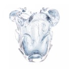 VASO DE VIDRO MURANO ITALY AZUL 13CMX14,5CM - REF. 4820